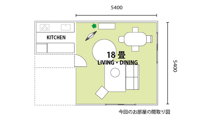 お部屋の間取り図