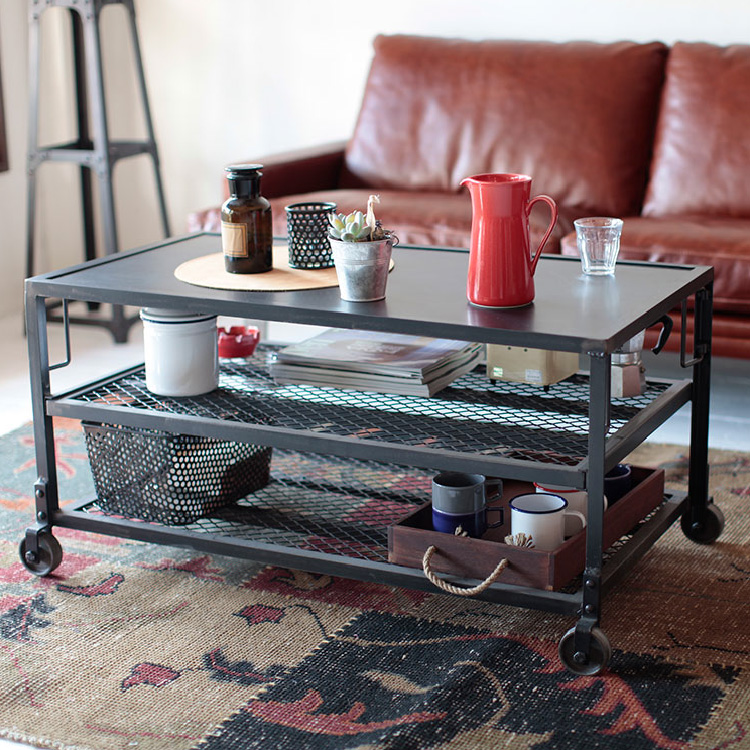 カーゴ リビングテーブル 100cm: リビングテーブル・コーヒーテーブル 