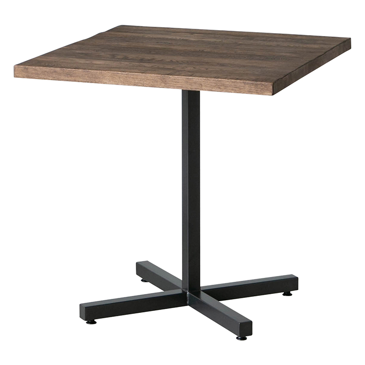 木×スチールの異素材を組み合わせたシンプルなテーブルです。