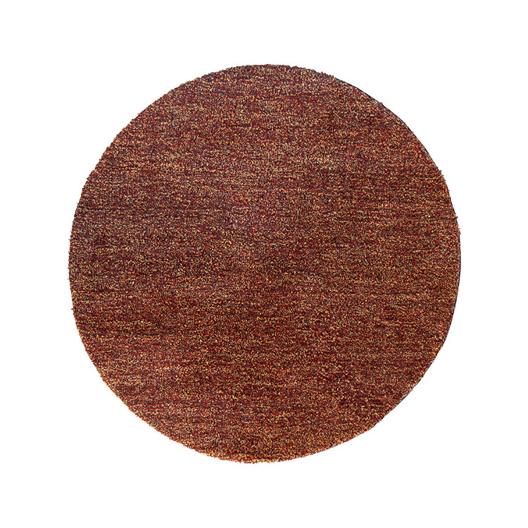 グラド ラグ 円形 160cm レッド レッド 円形160cm