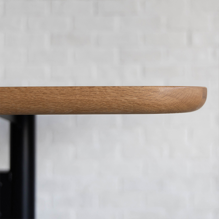 クリープ ダイニングテーブル 180cm スクエア天板 OAK-LBR □180cm