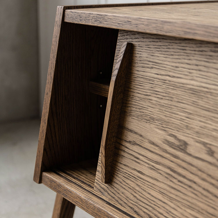ライド テレビボード 200cm OAK-MBR ミドルブラウン 200cm
