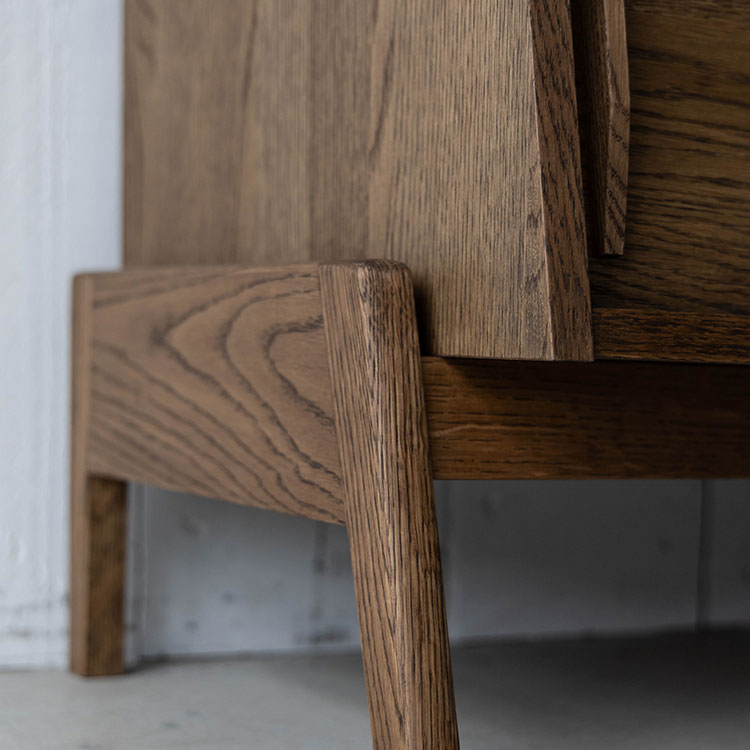 ライド テレビボード 200cm OAK-MBR ミドルブラウン 200cm