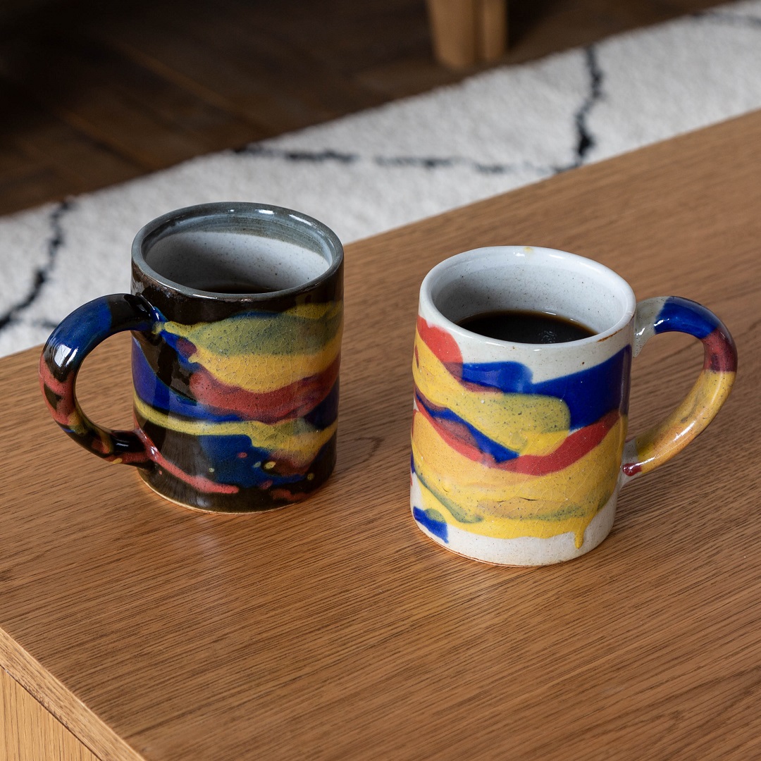 たっぷりコーヒーを楽しめる大きめサイズ。