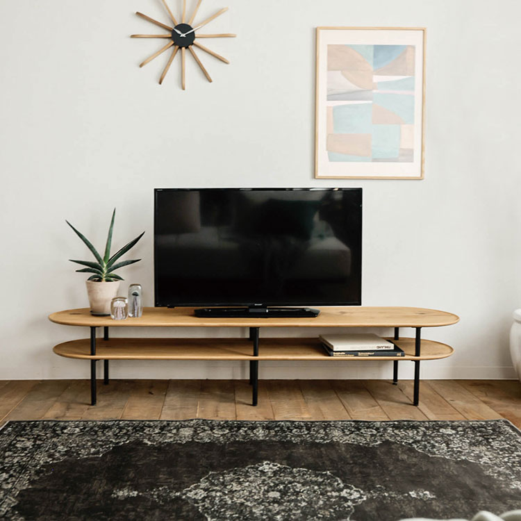 シンプルデザインで、どんなテイストのお部屋にも合わせやすいです。