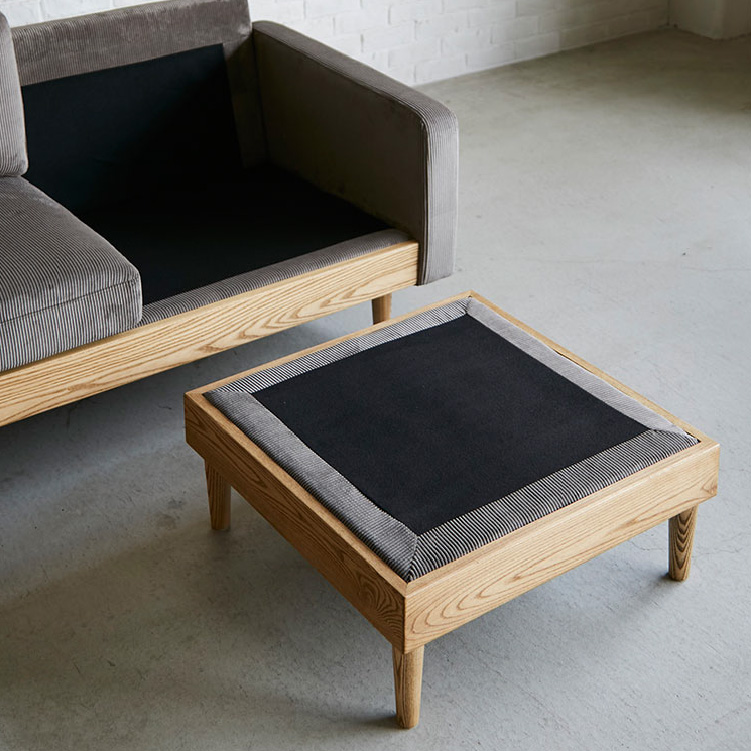 【数量限定】フリート カウチソファ コーデュロイ Lionbark 《大型商品》