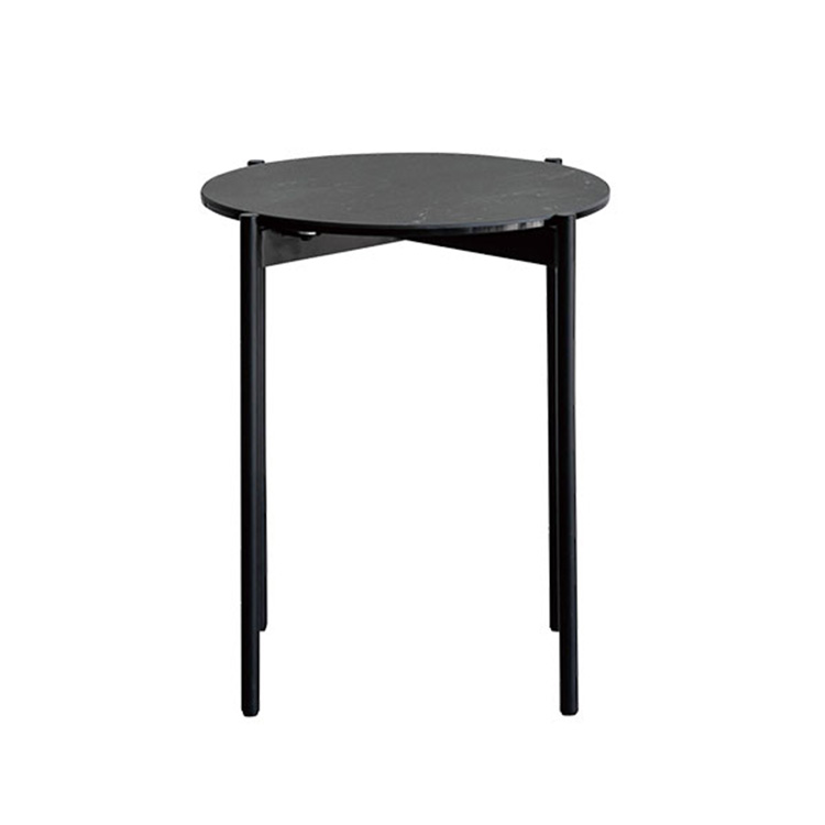 トロ センターテーブル 丸型 47cm ブラック ブラック