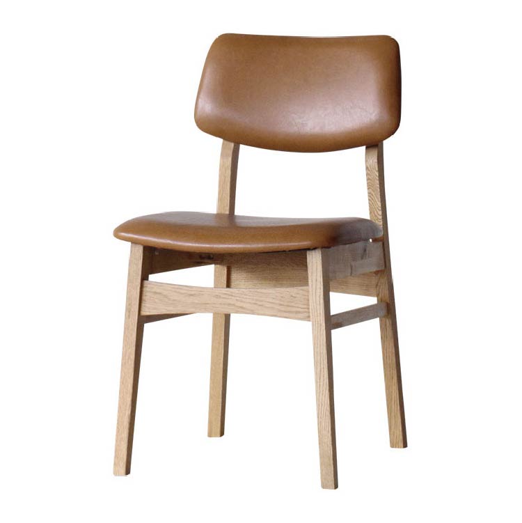 パッド ダイニングチェア WF-1/PVC-Camel PVC-Camel