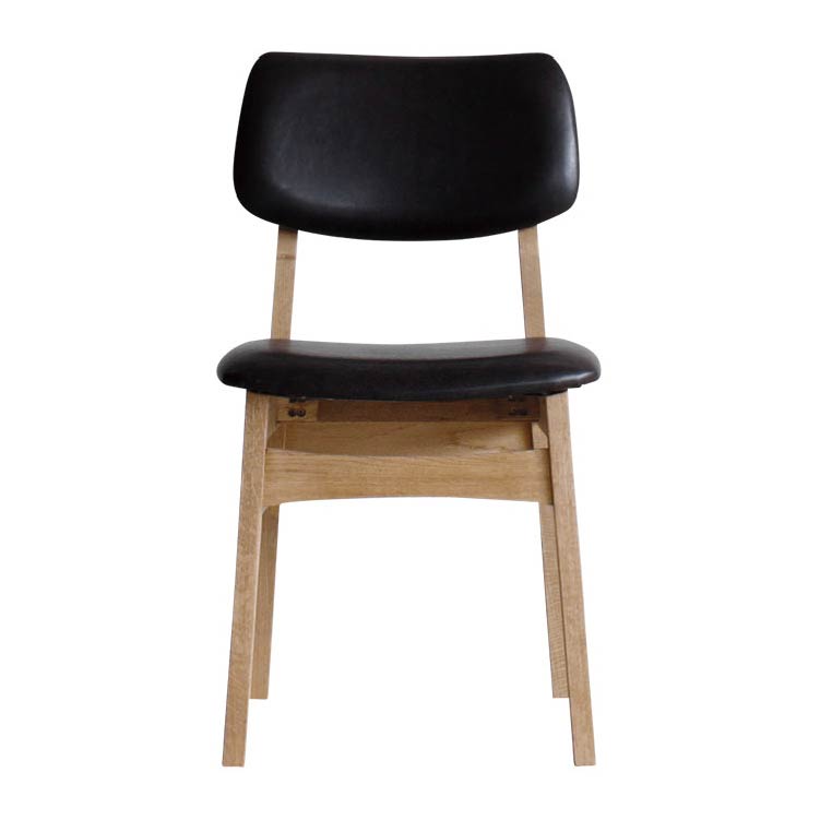 パッド ダイニングチェア WF-1/PVC-Dark PVC-Dark