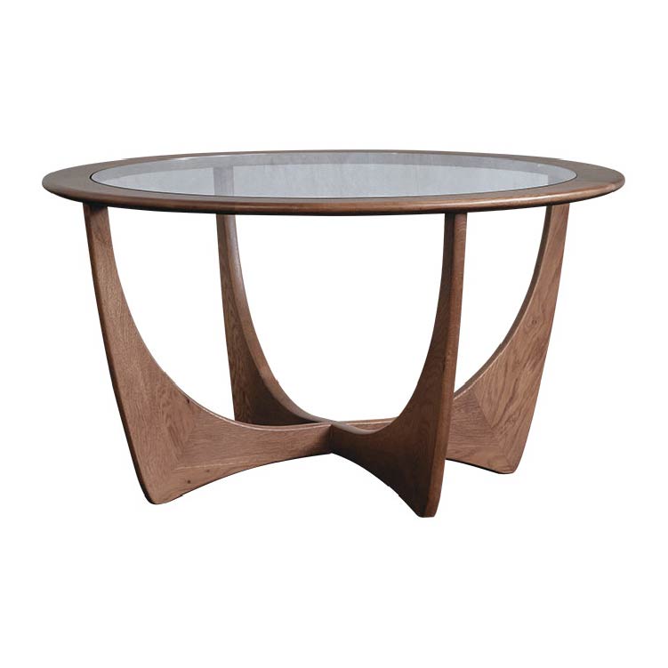 ジース リビングテーブル 83cm オークブラウン 水性塗装 OAK-BR