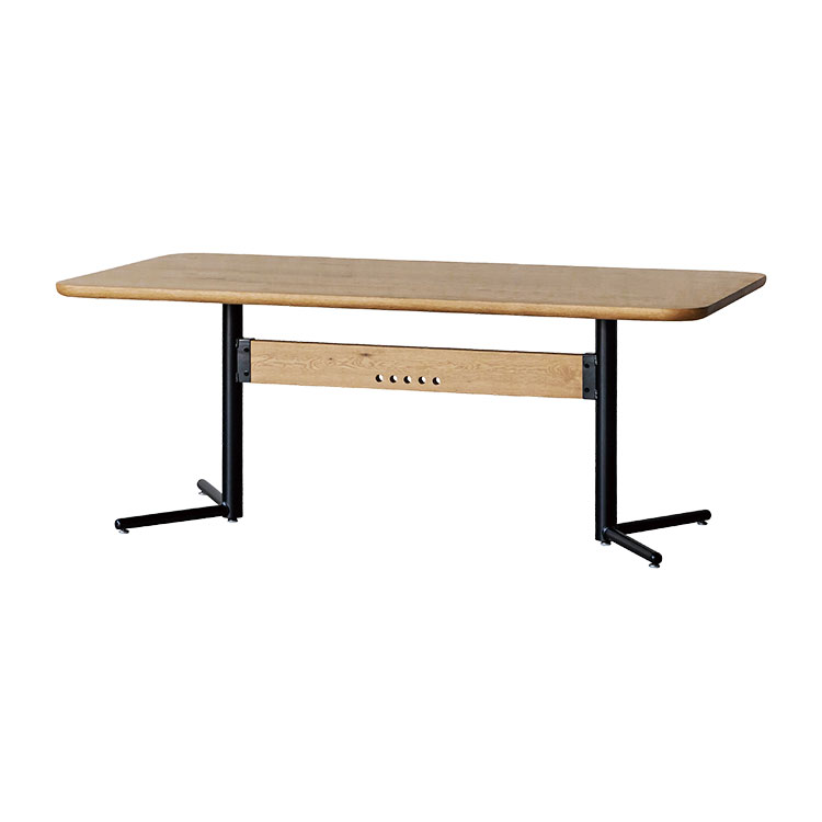 クリープ ダイニングテーブル 180cm スクエア天板 OAK-LBR □180cm