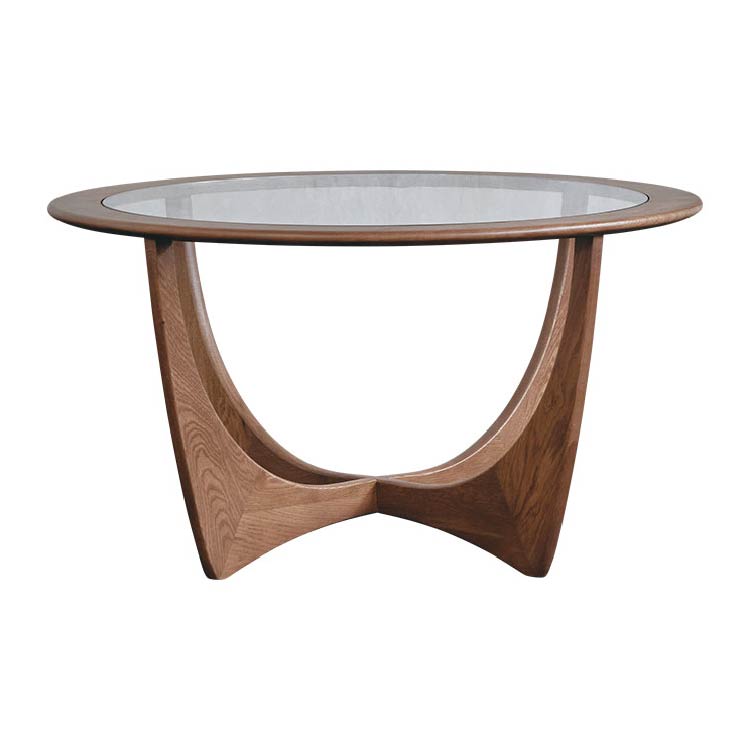 ジース リビングテーブル 83cm オークブラウン 水性塗装 OAK-BR