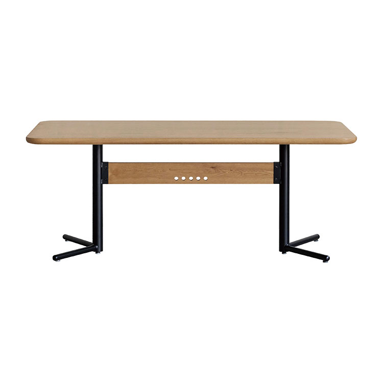 クリープ ダイニングテーブル 180cm スクエア天板 OAK-LBR □180cm