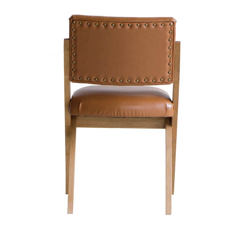 ゼット ダイニングチェア オーク材(WF-1) PVC-Camel PVC-Camel