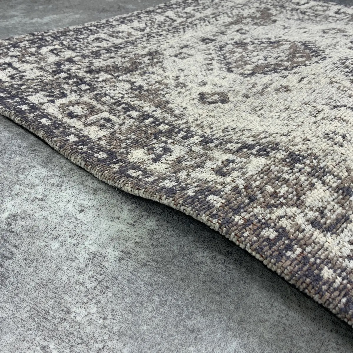 ハドソンラグ 140×200cm(グレー 140×200cm): ラグ・マット CRASH