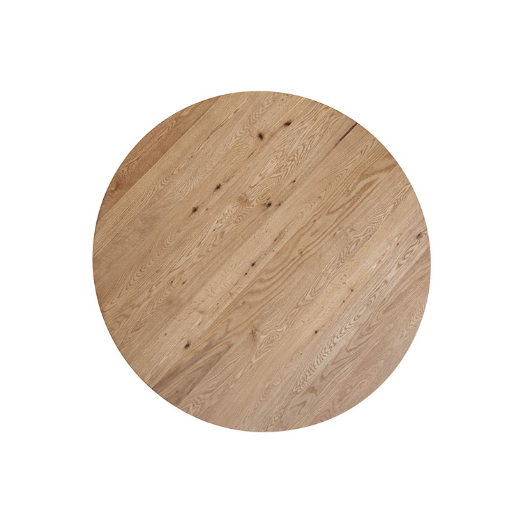 ■クリープ ダイニングテーブル 120m 丸天板 OAK-LBR 〇120m