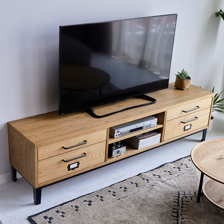 ベック テレビボード 150cm 鉄脚 OAK-LBR OAK-LBR 幅150