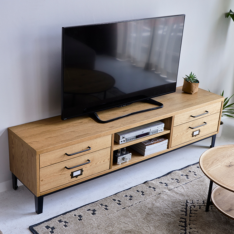 ベック テレビボード 150cm 鉄脚 OAK-LBR OAK-LBR 幅150