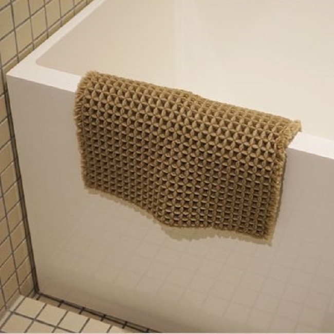 抗菌防臭効果のある糸を使用。生乾き臭を抑えていつでも安心清潔。(画像ベージュ)