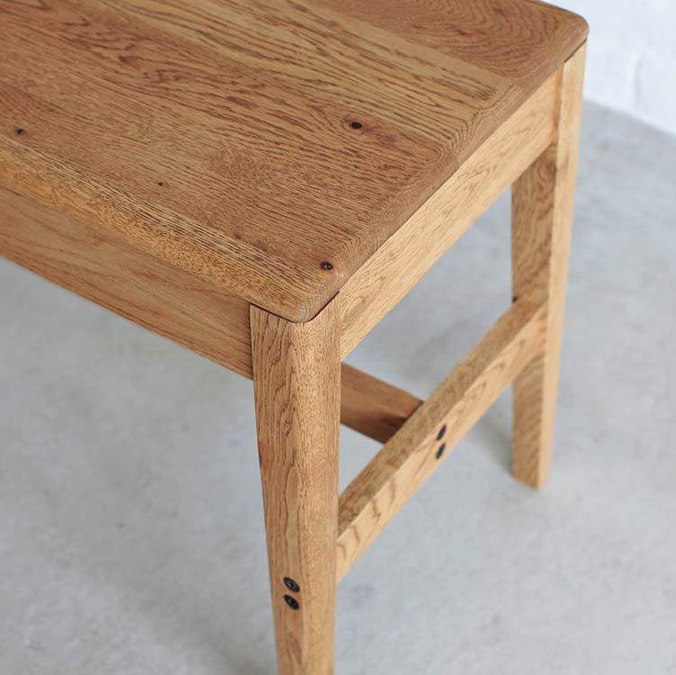 ■バーニー ベンチ 125cm ナチュラル 125cm