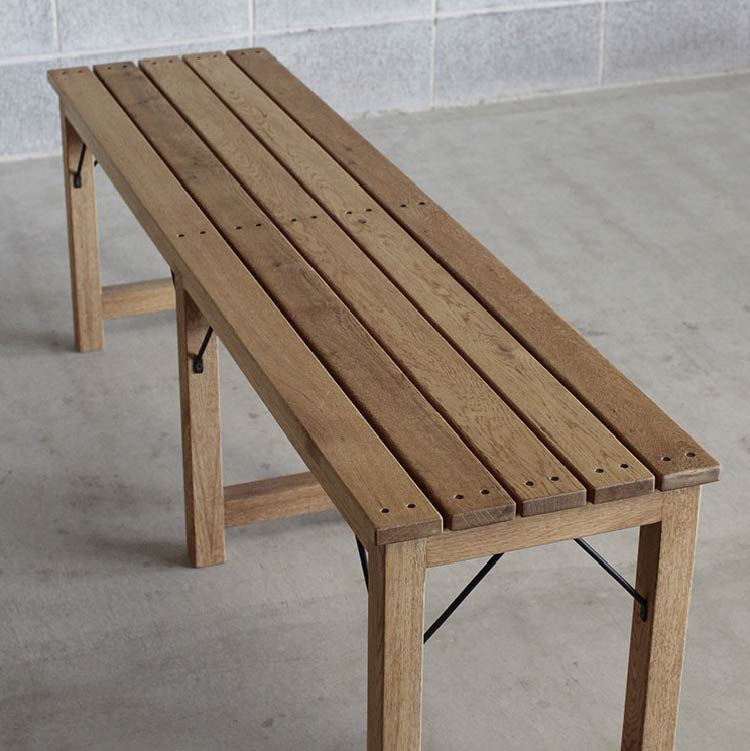 ■ヨハン ベンチ 140cm オーク材仕様 ナチュラル(WFT-1) ナチュラル(WFT-1) 140cm