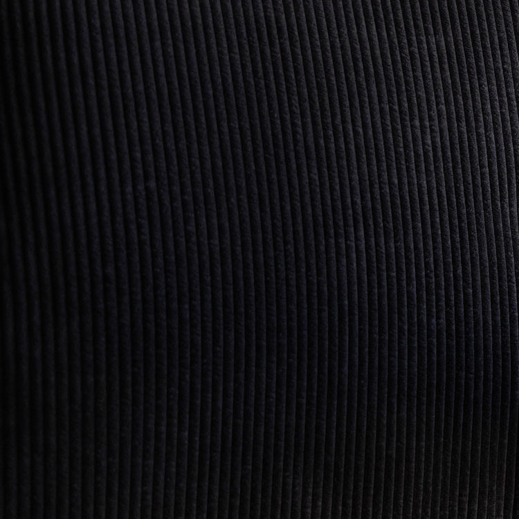 コーデュロイ ブラック
