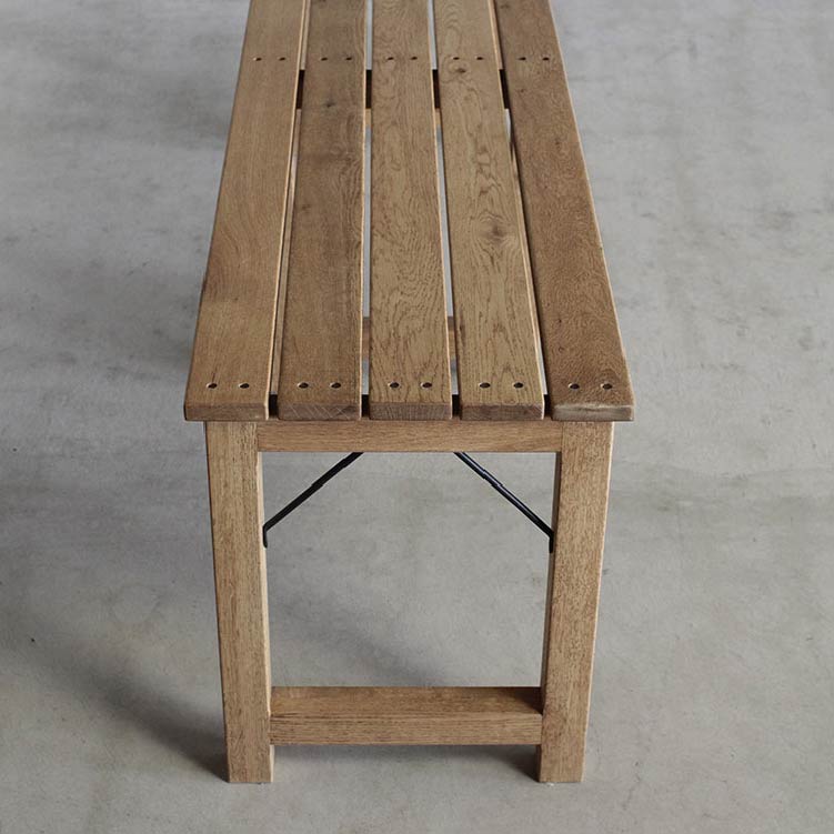 ■ヨハン ベンチ 140cm オーク材仕様 ナチュラル(WFT-1) ナチュラル(WFT-1) 140cm