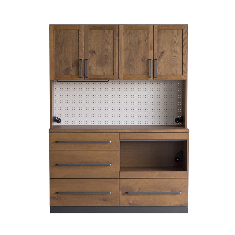 リンカーン 140cm ダイニングボード 板戸/台輪《大型商品》