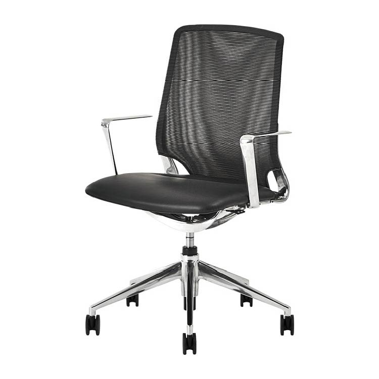 【39%OFF】リベラ オフィスチェア メッシュ ブラック×シルバー